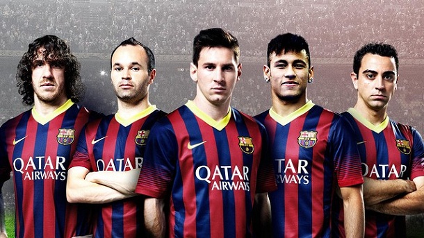 Plantilla del barca 2014